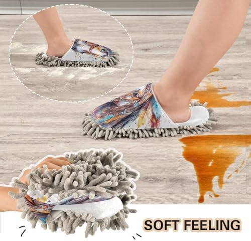 Burbuja Luxury Mop Slippers Washable Multipurpose for Men Women