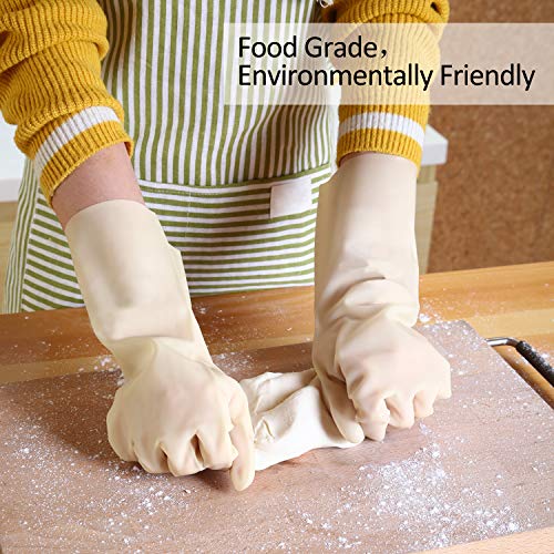 BOOMJOY Heavy Duty Nitrile Cleaning Gloves for Strong Hands