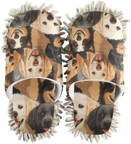 Microfiber Dog Slippers for Cleaning Floors