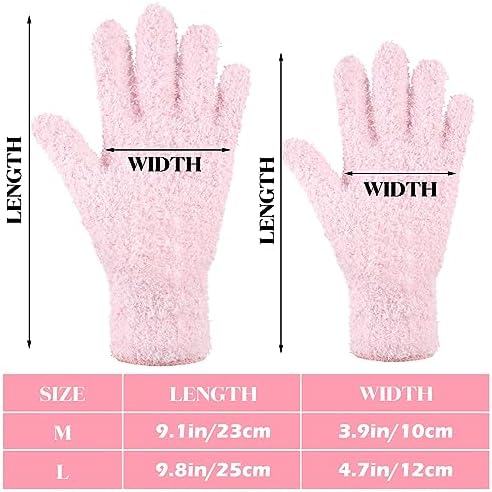 Dust-Free mittens reusable microfiber gloves for women 3 pairs