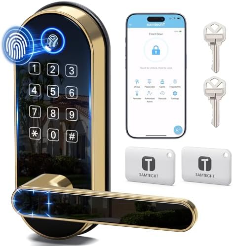 Keyless-Entry Keypad Fingerprint Smart Lock