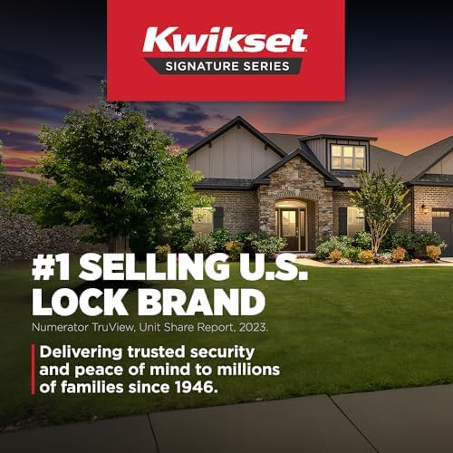 Kwikset San Clemente Deadbolt Lock Matte Black