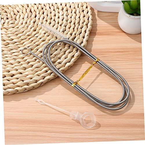 4 Set Tube Cleaning Brush Drain Auger for Sink Kitchen Bathroom