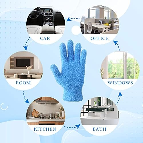 Hoofcleaner Microfiber Plant Dusting Gloves Reusable Leaves Gone Gone