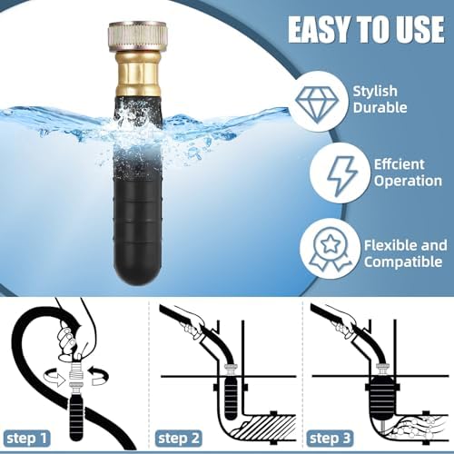 Get Unstuck with Teodute 3-Pack Leak-Proof Drain Cleaning Kit