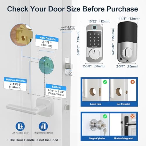 Smart WiFi Door Lock Deadbolt