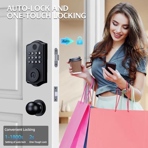 Smart Front Door Lock with Fingerprint App Control