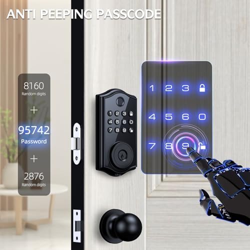 Smart Front Door Lock with Fingerprint App Control