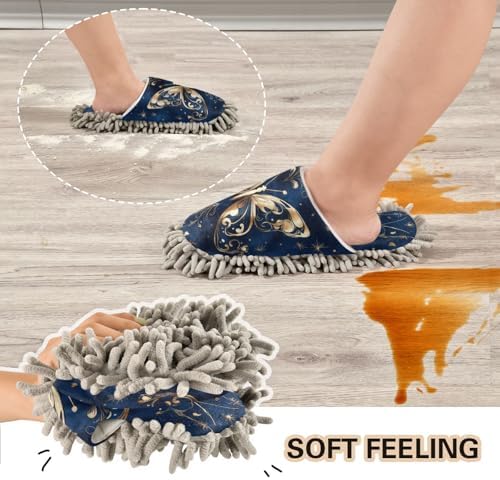 FLildonMicrofiber Floor Cleaning Slippers