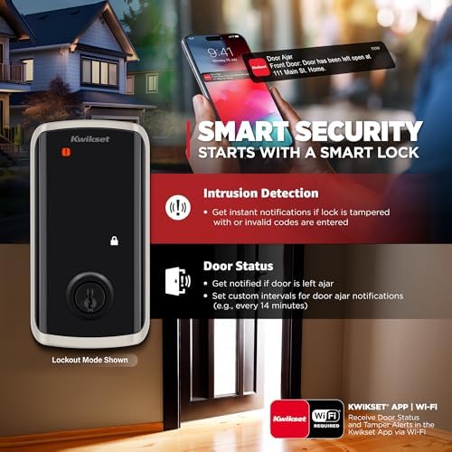 Kwikset Halo Select Smart Keyless Entry Door Lock with Wi-Fi