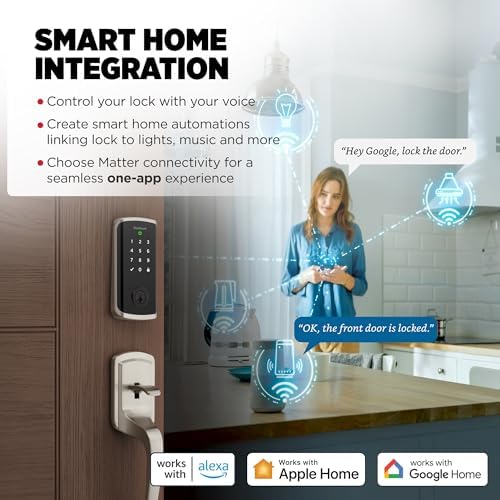 Kwikset Halo Select Smart Keyless Entry Door Lock with Wi-Fi