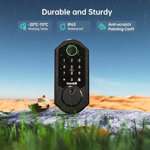 Smart Front Lock Set Fingerprint Smart Tech for Home Security