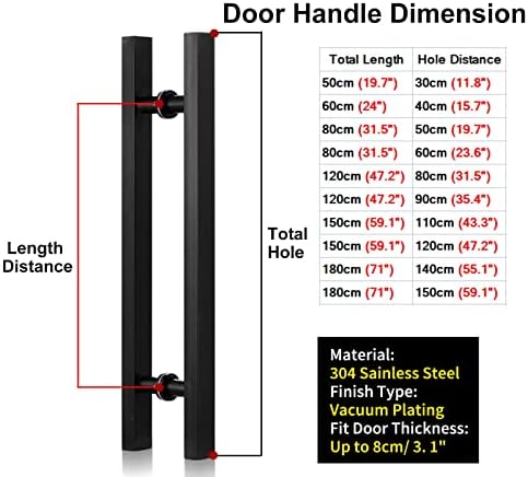 Sturdy Durable Door Handle Set for Commercial Use