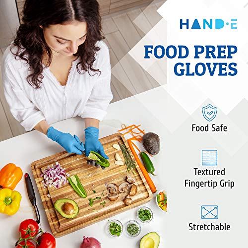 Hand-E Touch Blue Nitrile Gloves Dependable for Every Job