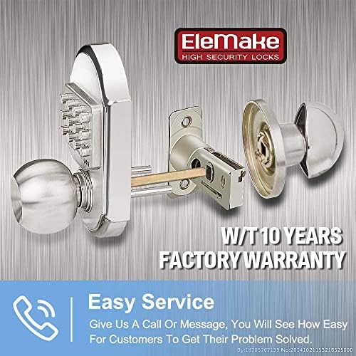 Secure Entry Keyless Keypad with Stainless Steel Security