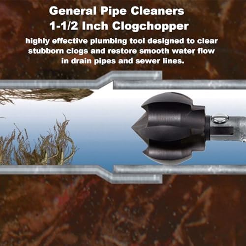 LanKstet General Pipe Cleaners Drain Snake Drill Attachment