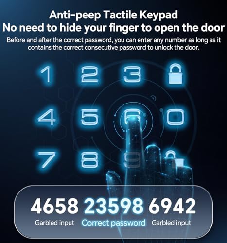 Ulecoce Keyless Entry Door Lock Set with Handle