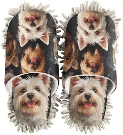 FLildon Microfiber Slippers for Cleaning Floors