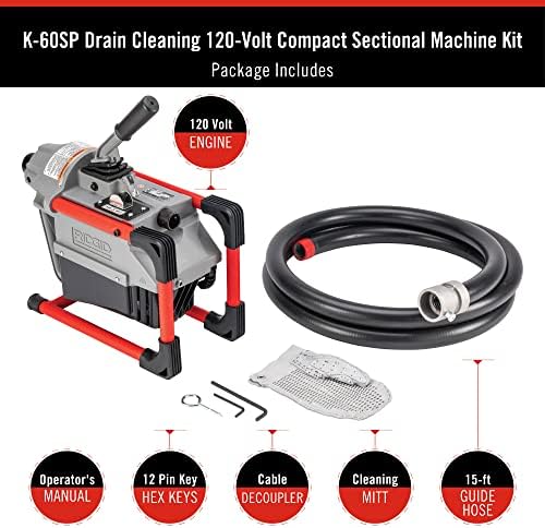 RIDGID 66492 K-60SP Drain Cleaning Kit