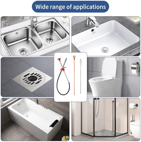 Complete Drain Cleaner Set