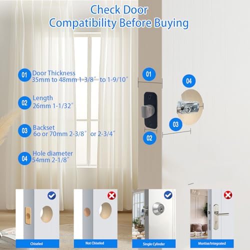 Black Modern Door Knob