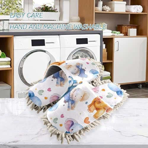 Natural Elephant Microfiber Mop Slipper for Men Women