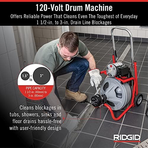 Ridgid K-400 Drain Cleaning Kit - Professional-Grade