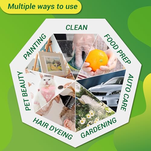 100 Pcs Disposable Plastic Gloves Perfect for Cooking Cleaning and Food Prep