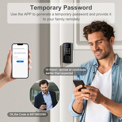 Smart Fingerprint Door Lock with Remote Control 247 Support