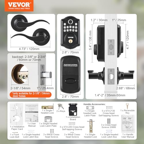 VEVOR Fingerprint Door Lock