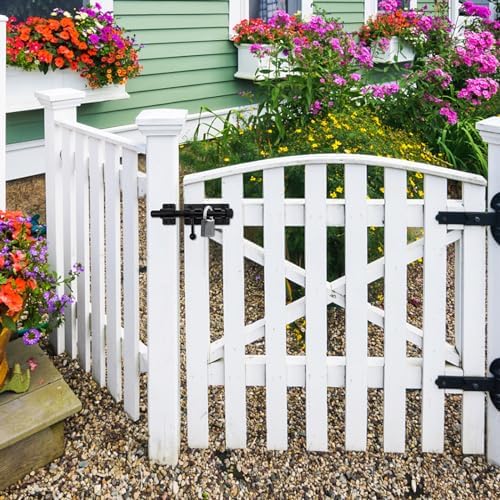 Durable and Safe Door Latch 304 Steel Gate Lock Pairs