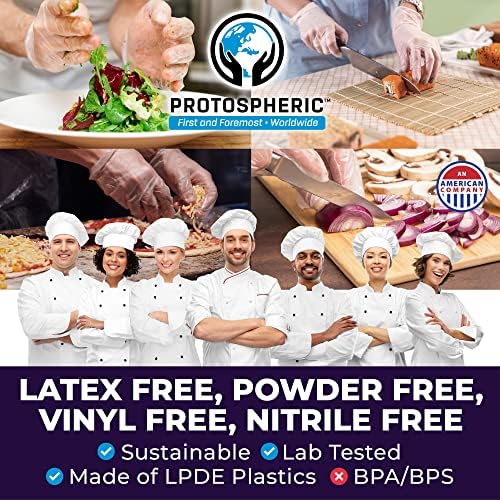 Protospheric Disposable Gloves for Food Prep