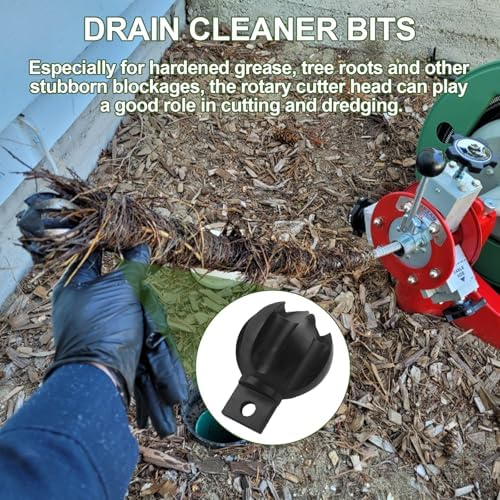 Drain Cleaner Cutter Heads 1-12 Inch Clog Chopper Multi Function Cutting Tool