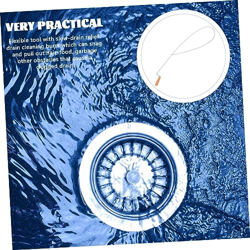 OSALADI 22M Long Reach Steel Wire Hair Catcher for Clogged Pipes